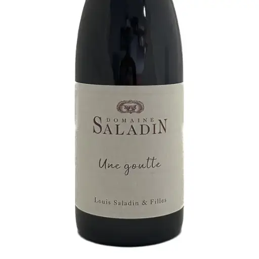 Côtes du Rhône Domaine Saladin UNE GOUTTE bio biodynamie 2025 75 cl Rouge