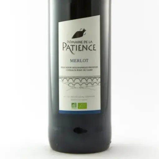 IGP Pont du Gard La Patience Merlot BIO 2024 75 cl Rouge