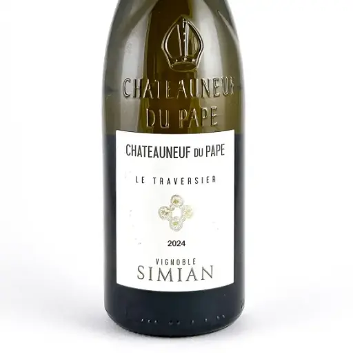 Châteauneuf du pape Simian Traversier BIO 2024 75 cl Blanc