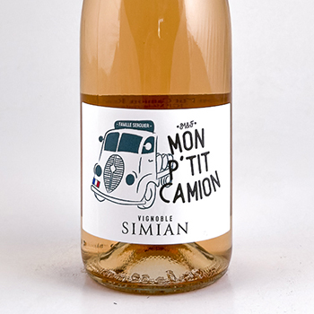 Vin de France Simian mon petit camion BIO ,BIODYNAMIE 2024 75 cl Rosé