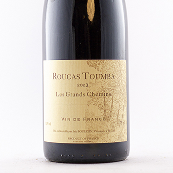 Vin de France Roucas Toumba les grands chemins BIO 2022 75 cl Rouge