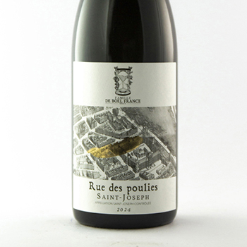 Saint Joseph de boel france Rue des Poulies  BIODYNAMIE 2024 75 cl Rouge