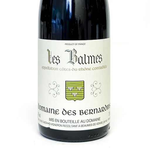 Côtes du Rhône Les Bernardins Les Balmes conversion bio 2023 75 cl Rouge