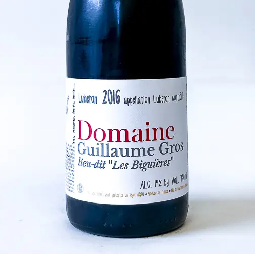 Lubéron Guillaume Gros Les Biguières 2016 75 cl Rouge
