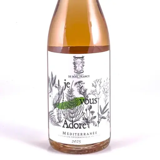 IGP mediterranée de boel france Je vous adore BIO 2025 75 cl Rosé