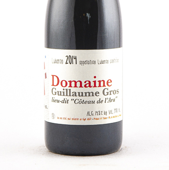 Lubéron Guillaume Gros coteau de l'Ara 2014 75 cl Rouge