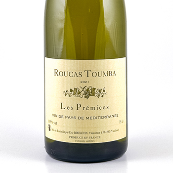 vin de pays Roucas Toumba Les Prémices BIO 2021 75 cl Blanc