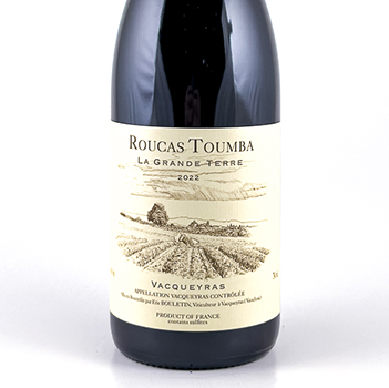 Vacqueyras Roucas Toumba La Grande Terre BIO 2022 75 cl Rouge