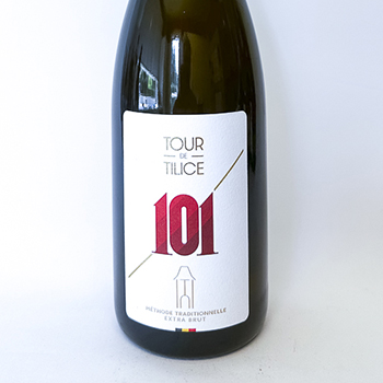 Aop Crémant de Wallonie Tour de Tilice 101, BIO 2022 75 cl Bulles - Blanc